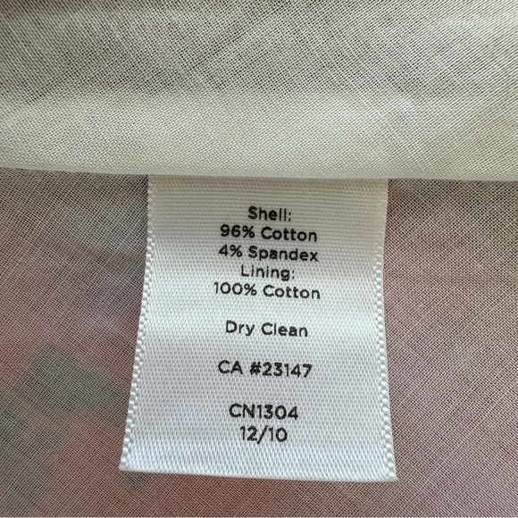 Talbots fit  & flare dress, sleeveless, scoop neck, stretch cotton, floral - Picture 16 of 16